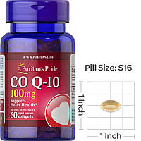 Коэнзим Puritan's Pride CO Q-10 100 mg 60 капс