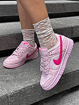 Жіночі Кросівки Nike SB Dunk Low GS Triple Pink / Найк СБ Данк ГС Трипл Низькі Рожеві, фото 4