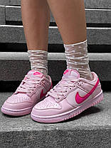 Жіночі Кросівки Nike SB Dunk Low GS Triple Pink / Найк СБ Данк ГС Трипл Низькі Рожеві, фото 3
