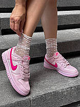 Жіночі Кросівки Nike SB Dunk Low GS Triple Pink / Найк СБ Данк ГС Трипл Низькі Рожеві, фото 6