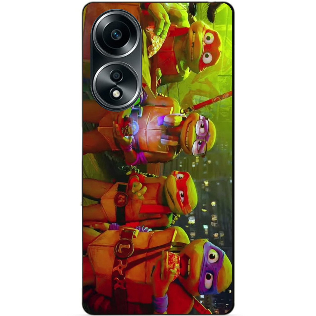 Силіконовий бампер чохол для Oppo A58 Черепашки ніндзя