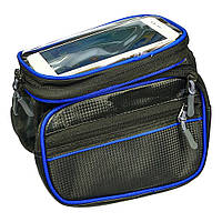 TU Вело-мото сумка с двумя отсеками и держателем для телефона