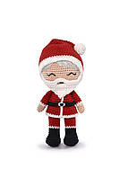 Набор для вязания 1 AMIGURUMI KIT - CHRISTMAS Santa Claus (100% бавовна)