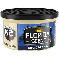 Ароматизатор  нове авто Florida Scent 42г. K2