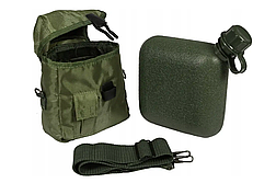 Фляга армійська 1,9 літра з чохлом і ременем MIL-TEC США OLIVE 14510001, фото 3