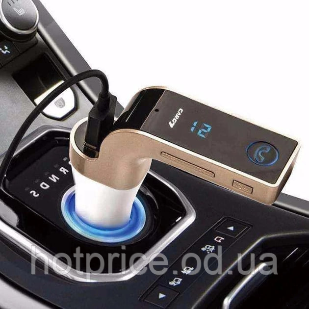 Стильный Модулятор FM Car G7 с Bluetooth для авто [ОПТ] - фото 2 - id-p1995525733