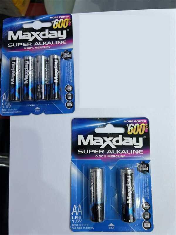 Батарейки “Maxday” C 57143 (20) Alcaline, пальчикові, АА 1,5V, ЦІНА ЗА 48 ШТУК В БЛОЦІ