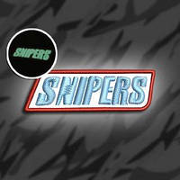 СВШ №001 Шеврон флюорисцентний "SNIPERS" 8х4см