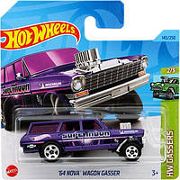 Машинка Hot Wheels '64 Nova Wagon Gasser HW GASSERS - 2023 Mattel HKH63-N521