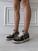 Жіночі Кросівки Nike SB Dunk x Travis Scott Brown Black / Найк СБ Данк Тревіс Скотт Коричневі з Чорним, фото 6