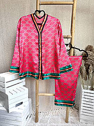 Піжама, костюм для дому (рубашка та штани). Розмір L (факт. на M), заміри в описі