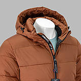 Куртка чоловіча INDACO (зимова) IC1260C ТАРРАКОТ 100% поліестер. Утеплювач: Біо пух 50(Р), фото 4