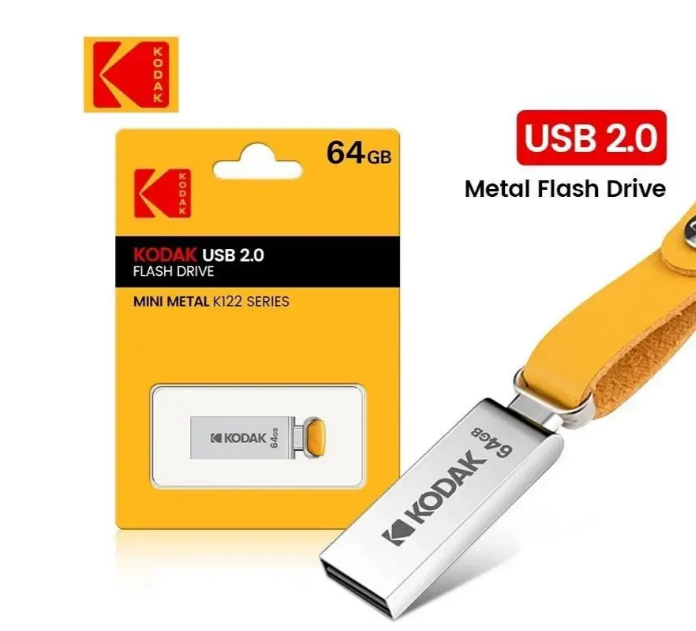 Флешка 64 Гб металева USB 2.0 флешнакопичувач Kodak K122 64 Gb