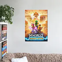 Плакат "Ніндзяго: Повстання драконів, Ninjago: Dragons Rising (2023)", 60×43см, фото 2