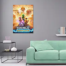 Плакат "Ніндзяго: Повстання драконів, Ninjago: Dragons Rising (2023)", 60×43см, фото 2