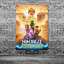 Плакат "Ніндзяго: Повстання драконів, Ninjago: Dragons Rising (2023)", 60×43см, фото 3