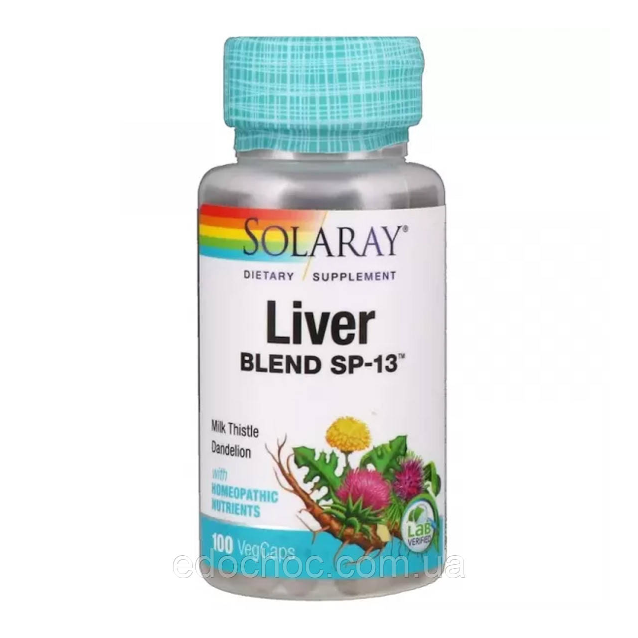 Захист печінки (Liver Blend SP-13) 475 мг 100 капсул SOR-02130