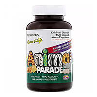 Витамины для детей (Children's Multi-Vitamin, Animal Parade) 180 жевательных конфет с ассорти вкусов