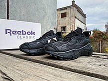 Чоловічі термо кросівки Reebok Zig Kinetica Edge 2.5 Gore-Tex чорні водонепроникні, фото 5