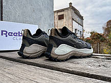 Чоловічі термо кросівки Reebok Zig Kinetica Edge 2.5 Gore-Tex чорні хакі водонепроникні, фото 6