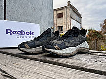 Чоловічі термо кросівки Reebok Zig Kinetica Edge 2.5 Gore-Tex чорні хакі водонепроникні, фото 5