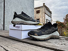 Чоловічі термо кросівки Reebok Zig Kinetica Edge 2.5 Gore-Tex чорні хакі водонепроникні, фото 4