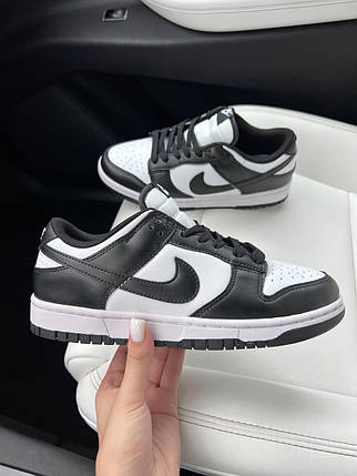 Жіночі Кросівки Nike SB Dunk Low Black White / Найк СБ Данк Низькі Чорні з Білим, фото 1