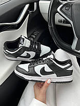 Жіночі Кросівки Nike SB Dunk Low Black White / Найк СБ Данк Низькі Чорні з Білим, фото 5