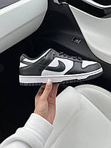 Жіночі Кросівки Nike SB Dunk Low Black White / Найк СБ Данк Низькі Чорні з Білим, фото 4