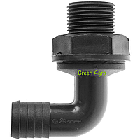 Коліно переливне на бак обприскувача Ø25 Коліно переливне бочки обприскувача