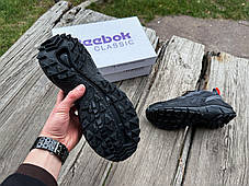 Чоловічі термо кросівки Reebok Zig Kinetica Edge 2.5 Gore-Tex сірі з чорним водонепроникні, фото 3