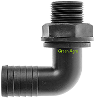 Коліно переливне на бак обприскувача Ø32 Коліно переливне бочки Польського обприскувача