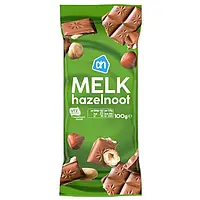 Бельгийский молочный шоколад с фундуком MELK Milk Chocolate hazelnoot, 100 г