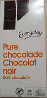 Бельгийский чёрный шоколад EVERYDAY pure Chocolade, 200 г