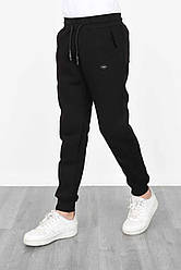 Трикотажні штани на флісі для підлітків Doffbi, чорні — Туреччина, розміри 170-176 см