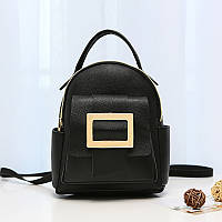 Стильный женский мини-рюкзак черный