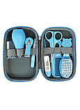 Гігієнічний набір в футлярі 0718, блакитний, фото 2