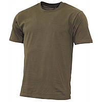 "MFH US Streetstyle Olive Cotton T-Shirt - Уличный Стиль: Футболка для Любителей Комфорта S"