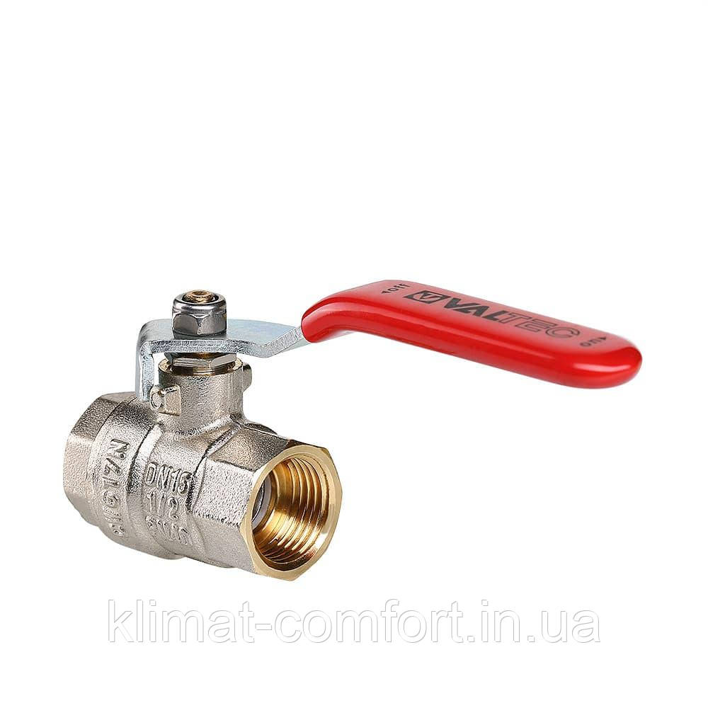 Кран шаровой Valtec для воды вн-вн 1/2" Base VT.214.N.04
