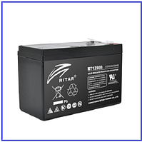 Акумуляторна батарея AGM RITAR RT1290B  Black Case 12V 9Ah (151х65х94(100)