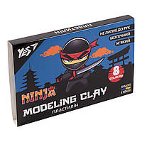 Пластилин YES Ninja 8 цветов 160 г