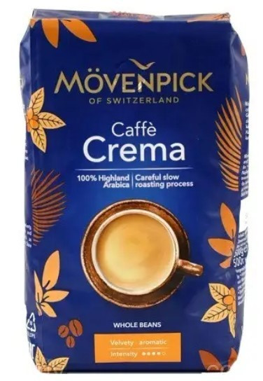 Кава зернова Movenpick Caffe Crema 100% Арабіка, 500г