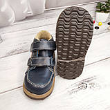 Ортопедичні антиварусні кросівки для лікування косолапія на хлопчика Ортекс синій розмір 13,5-20см, фото 5