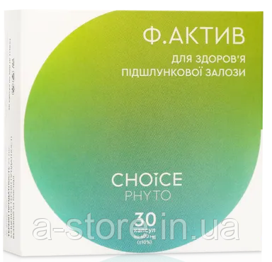 Ф.Актив, Choice, комплекс для для поджелудочной железы, 30 капсул