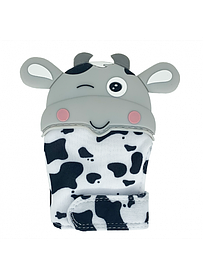 Прорізувач-рукавичка Корівка 0405, сіра