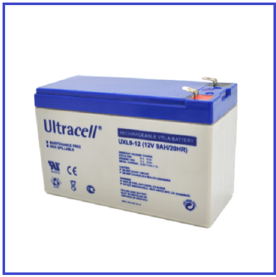 Акумуляторна батарея Ultracell UXL9-12 AGM 12V 9Ah (151х65х99)