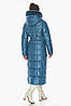 Жіноча повсякденна курточка в аквамариновому кольорі модель 59485, фото 4