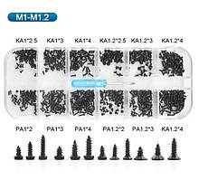 Набір Саморізів MIX M1, M1.2 + Викрутка 601 шт SPEC (SP-240520)