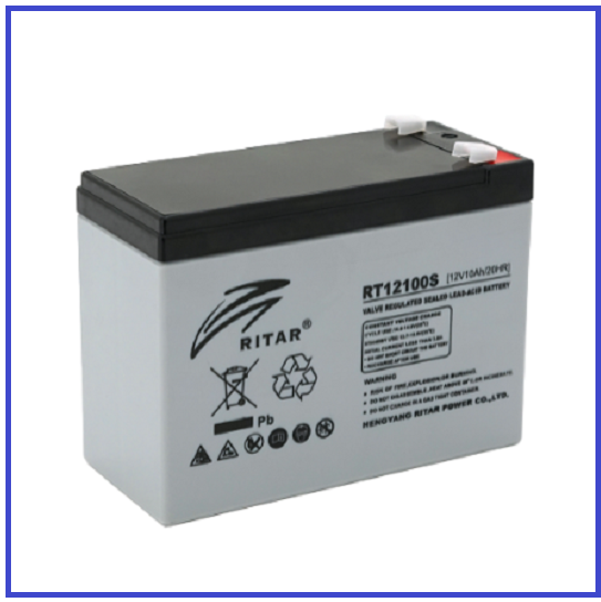 Акумуляторна батарея AGM RITAR RT12100S, Gray Case, 12V 10.0Ah (151х98х95(101)