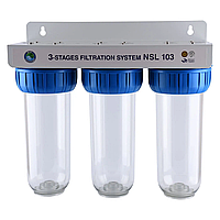 Система 3-х ступенчатой очистки Bio+ systems NSL103 (без картриджа) d-1\2''